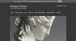 Desktop Screenshot of antiqueparian.com